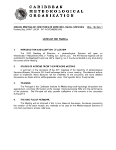 Rev 1 - Caribbean Meteorological Organization