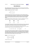 Matrix Multiplication