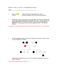 Biology 101 – Quiz 13 – Exercise 14 – Useful Applications of Genetics