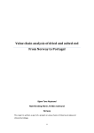 Value chain analysis of dried and salted cod From Norway to Portugal