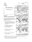 Identifying Plate Tectonics Lab 1-34