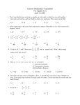 - Grissom Math Team