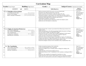 Curriculum Map - Pinconning Area School District