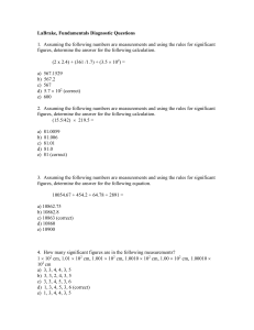 LaBrake, Fundamentals Diagnostic Questions