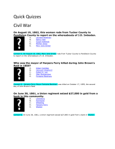 File quick quizzes- civil war answers