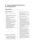 Chapter 5 Drugs for Neoplastic Disorders