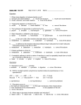 Chem 150 quiz #6