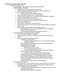 Chapter 04 - The Bonds of Empire, 1660-1750