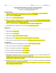 Macromolecules Unit Study Guide