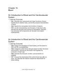 An Introduction to Blood and the Cardiovascular System