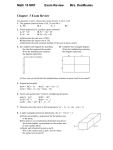 Exam Review