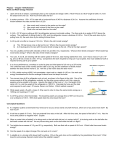 Physics – Chapter 10 Worksheet 1