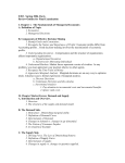 Review Outline for Final Examination