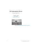 EE2 Semiconductor Devices - Department of Electrical and