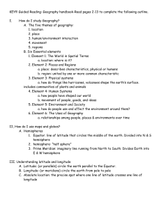 Guided Reading: Geography handbook