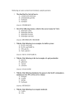 Following are some science bowl chemistry sample questions: The