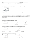 Name Class Period 1. If the legs of an isosceles right triangle are 6