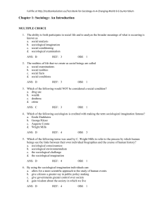 Full file at http://testbanksolution.eu/Test-Bank-for-Sociology-In