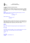 Thermal Physics Tutorial