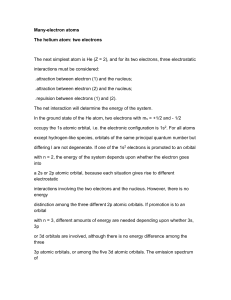 Many-electron atoms