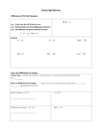 A2 – Factoring Review 2