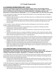 11th Grade Framework 11.1 COLONIAL FOUNDATIONS (1607