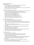 Semester Exam Study Guide 2014 Scientific Method Unit 1: What