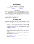 Economics Web Newsletter - McGraw Hill Higher Education