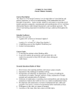 CURRICULUM GUIDE EXAMPLE