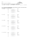 Name______________________________ Algebra II 7.2