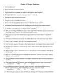 Photosynthesis Review Questions