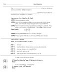 today`s handout - Algebra with Mrs. Jett!