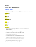 Chapter 1 Review and Test Preparation Vocabulary Review Use the