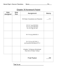 Chapter 10 – States of Matter