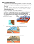 Plate Tectonics Review Worksheet