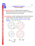 Chapter 6 Chemical Bonding