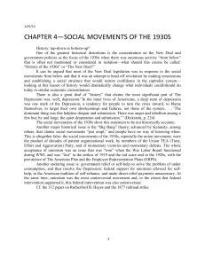 ocial Movements of the 1930s - Bill Barry, Labor Studies 101