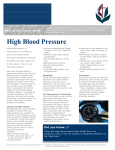 High Blood Pressure