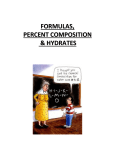 CHEMICAL EQUATION: symbolic representation of a