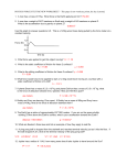 PHYSICS FORCES TEST REVIEW WORKSHEET