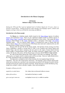 ALBA IULIA DEPARTMENT OF MODERN LANGUAGES