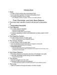 Fluid, Electrolyte, and Acid–Base Balance