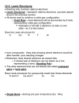 12-3: Lewis Structures