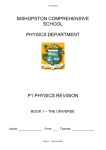 department of physics - Bishopston Comprehensive School Moodle