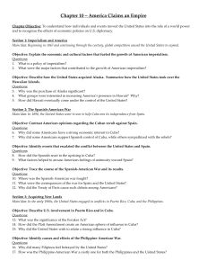 Imperialism Unit Overview and Review Sheet - Dorman