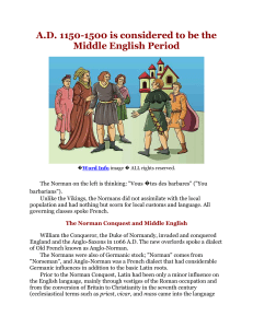 Middle English summary with pictures