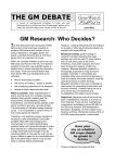 GM Research: Who Decides?