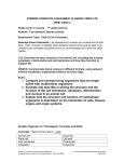 common formative assessment planning template