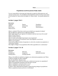 Populations and Communities Study Guide Populations