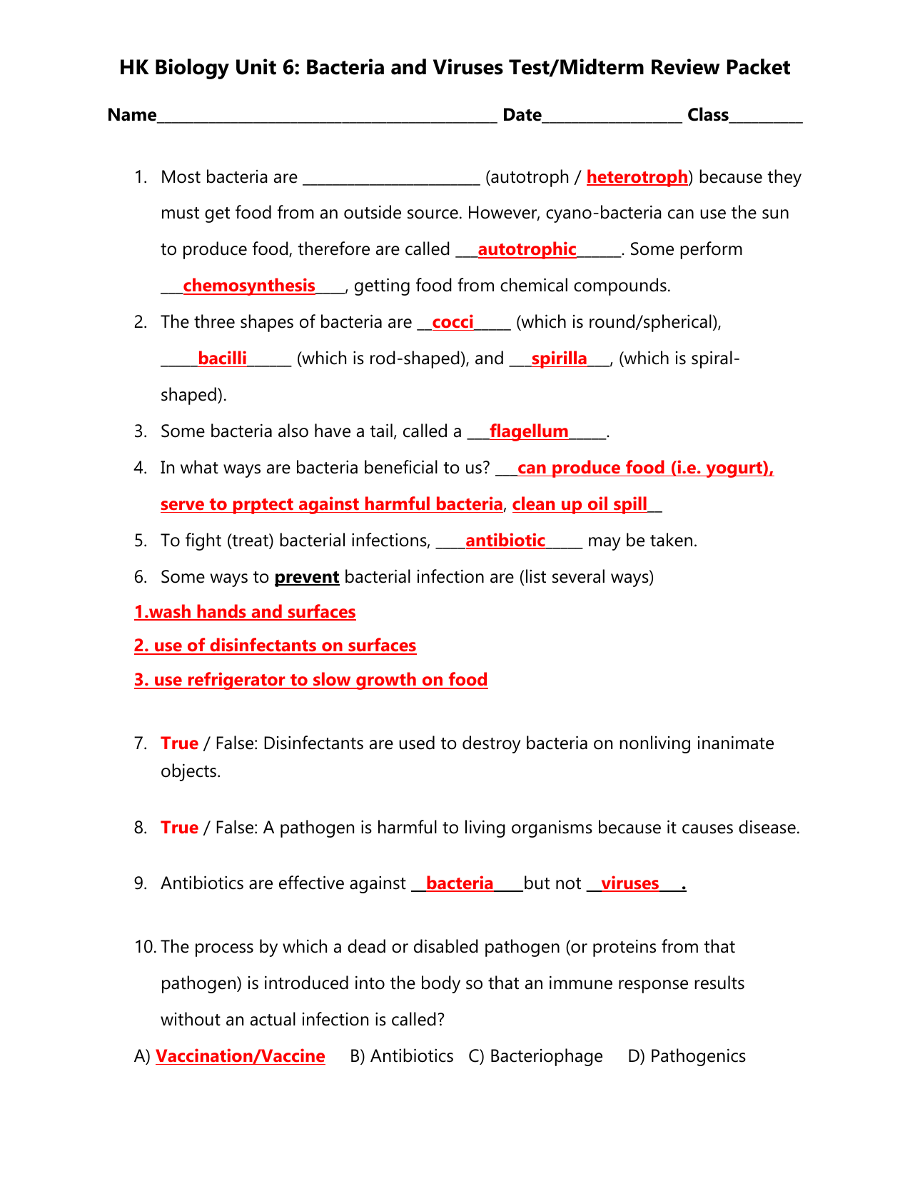 Worksheets Virus Worksheet worksheet viruses bacteria thedanks for everyone biology answers homeshealth info chic with prokaryotes inspirational bbc bitesize of biology